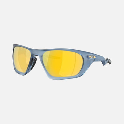 Oakley Lateralis Sunglasses Matte Transparent Abyss/Prizm 24k Polarised Lenses