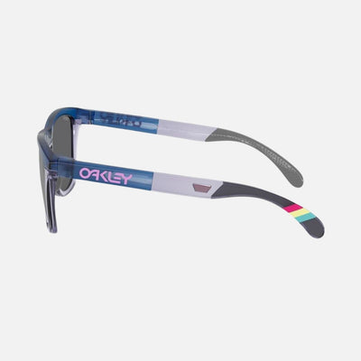 Oakley Frogskins Range Sunglasses Matte Transparent Blue/Prizm Black Lenses