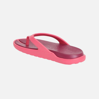 Speedo Women's Dual Colour Flip Flops - Deep Plum & Cinder Rose