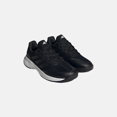 Adidas Men’s Gamecourt 2.0 Tennis Shoes - Core Black/ Core Black/ Grey Four