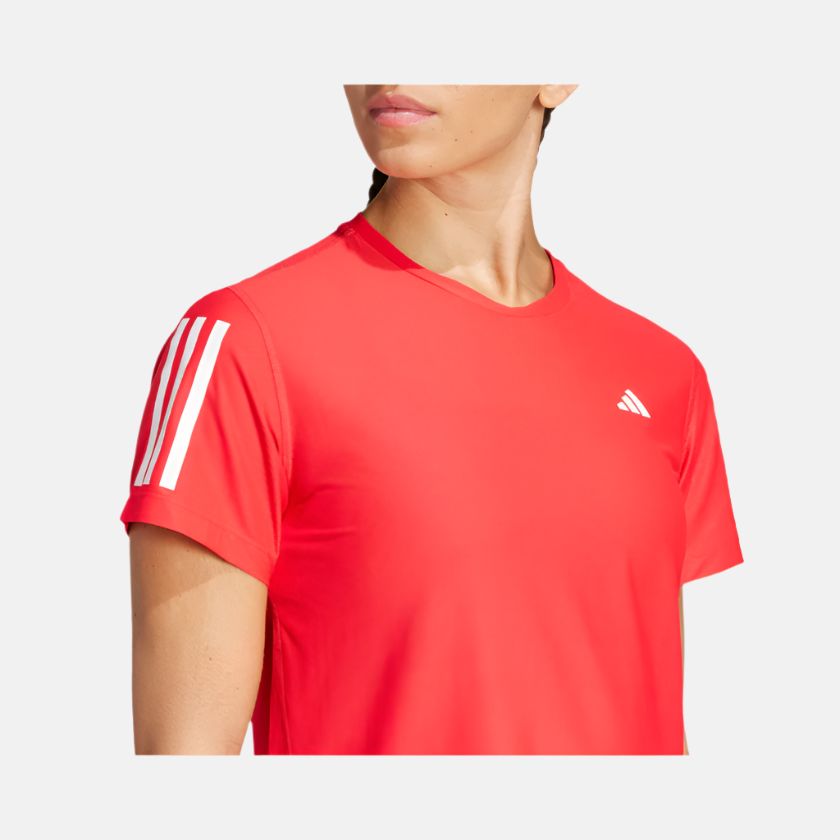 Adidas Own The Run Women's Running T-shirt - Pure Ruby