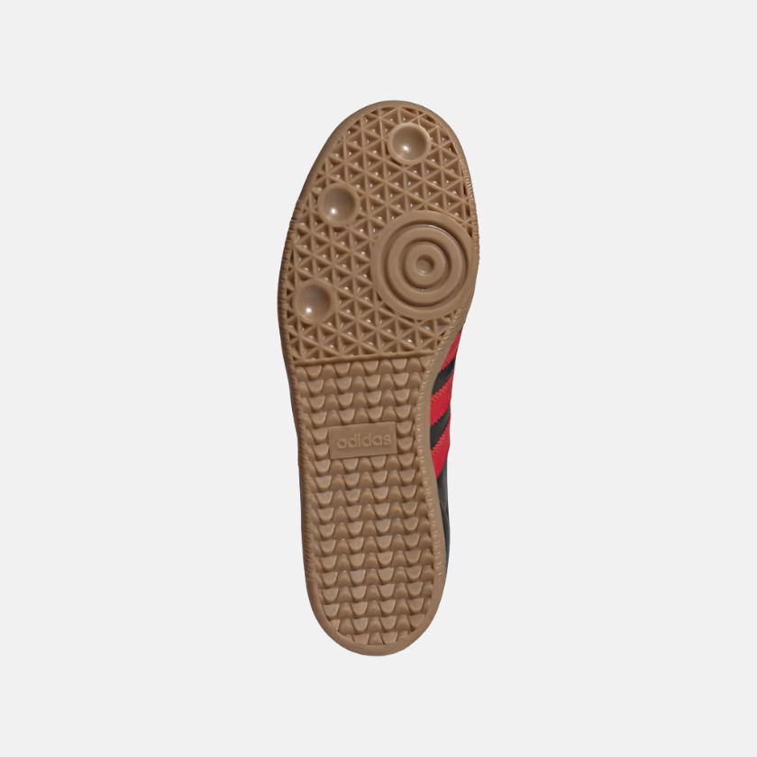 Adidas Samba OG Men's Lifestyle Shoes -Carbon/Better Scarlet/Gum