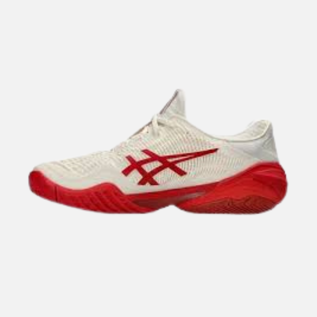 COURT FF 3 NOVAK tennis shoes - Cream/red