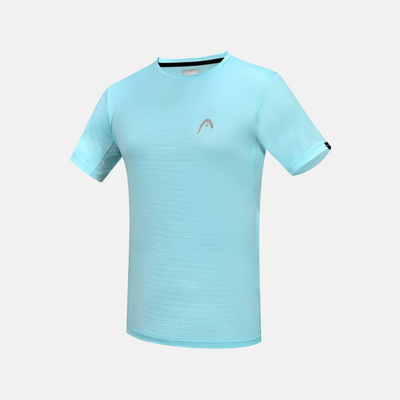 Head Unisex Round Neck Badminton T-shirt -Aqua