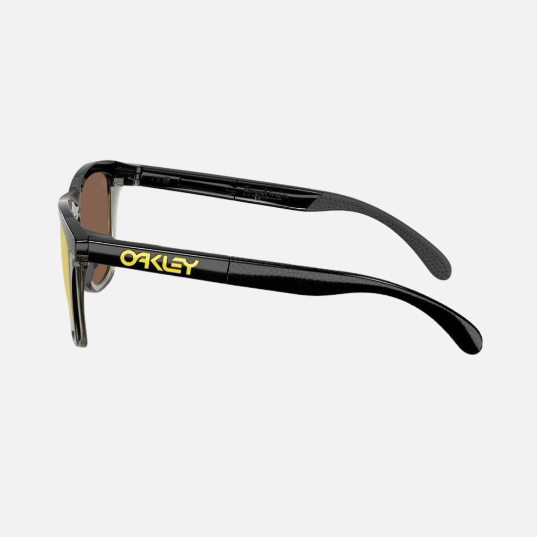 Oakley Frogskins Range Sunglasses Matte Black/Prizm 24K Polarised Lenses