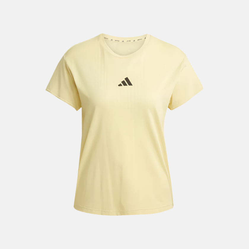 Adidas Airchill Women's Training T-shirt -Powder Yellow