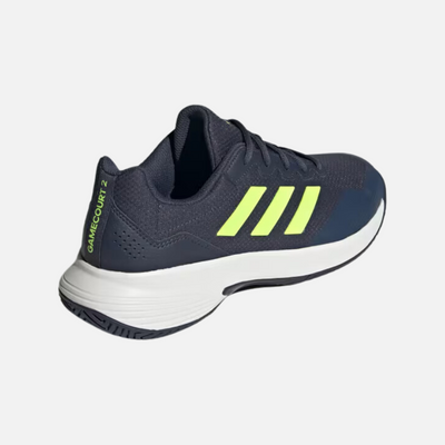 Adidas Gamecourt 2.0 Men's Tennis shoes - Shadow Navy S22/Lucid Lemon F23/Core White