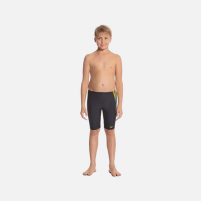 Speedo Speedotech Logo Panel Kids Boy Jammer -True Navy/Mango/Pool