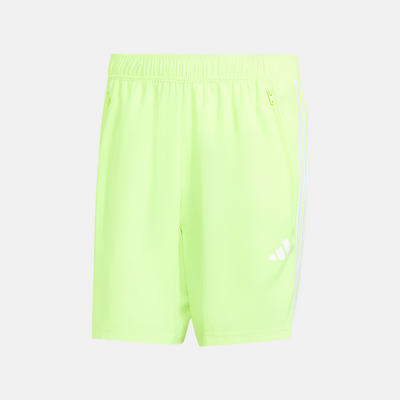 Adidas Essentials Training 3-Stripes Woven Men's Training Shorts -Lucid Lemon/White