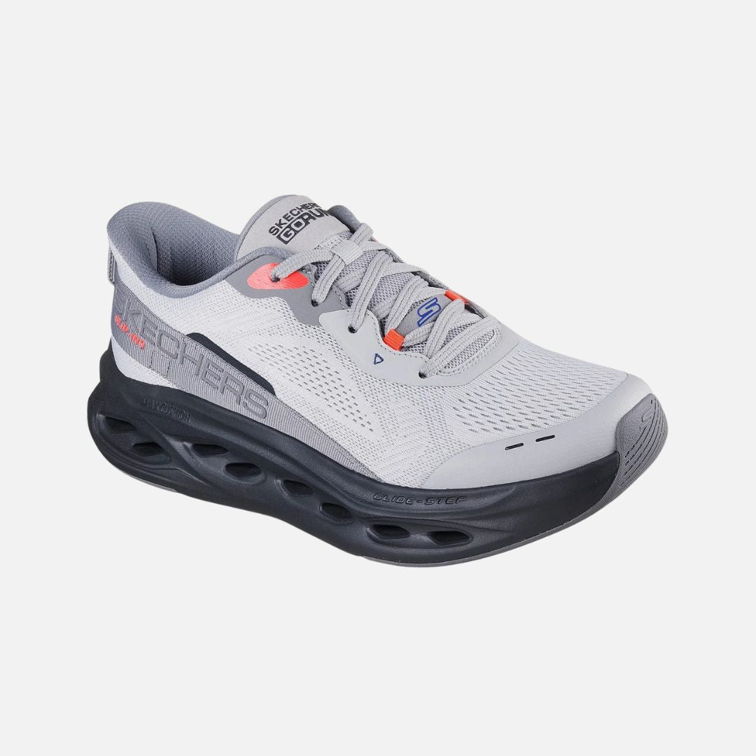 SKECHERS MAX CUSHIONING GLIDE-STEP RUNNING SHOES - GYBK MEN'S