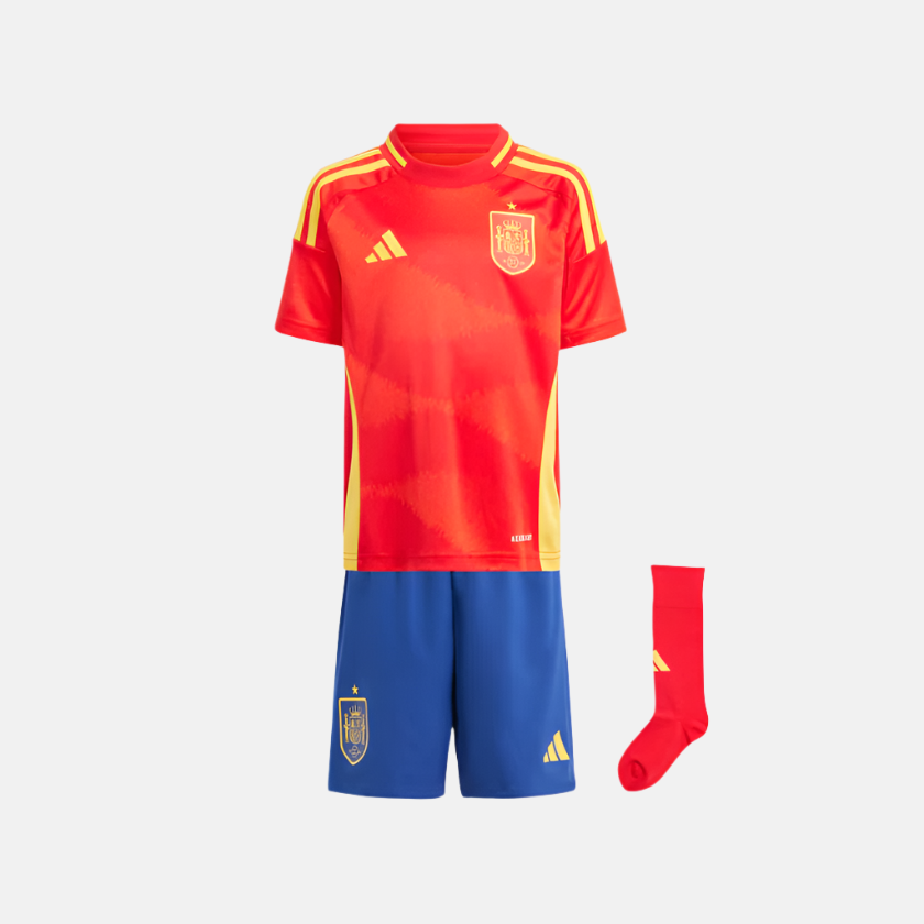 Adidas Kids Spain 24 Home Kids Unisex Football Mini Kit (1-5 Years) -Better Scarlet