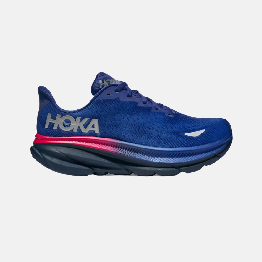 Hoka Clifton 9 GTX Women's Running Shoes -Dazzling Blue/Evening Sky