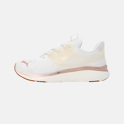 Puma Softride Pro Echo Consonance Women's Running Shoes - Warm White/Rose Gold/Teak