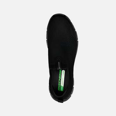 Skechers Men's Glide-Step Flex-STRATON Walking Shoes -Black