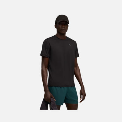 Puma Graphics Running Faster Men's Tee Black-Q3 & Q4