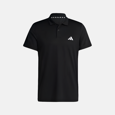 Adidas Train Essentials Men's Training Polo T-shirt -Black/White