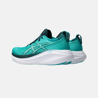 Asics GEL-NIMBUS 27 Men's Running Shoes -Wave Teal/Saxon Green