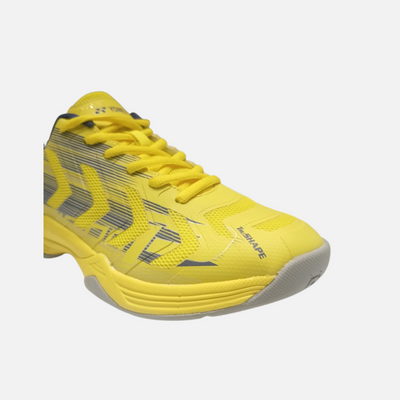 Yonex precision-2 Mens Badminton shoes-Neon Lemon/Dark ink