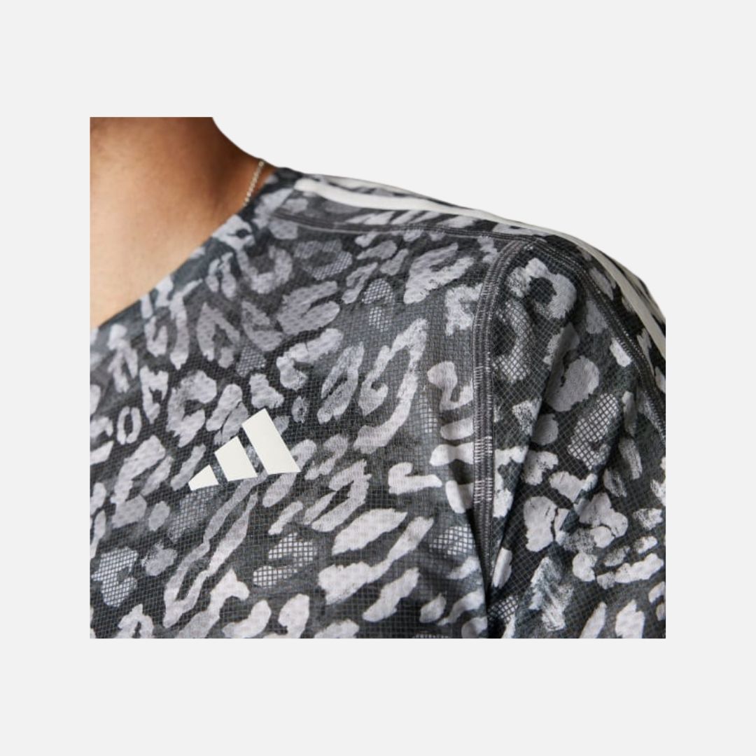 Adidas Own The Run CLIMACOOL 3-Stripes Tee