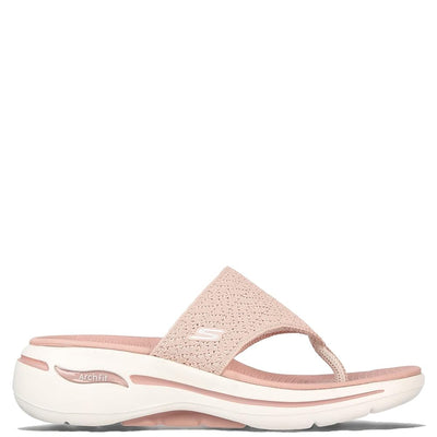Skechers Go Walk Arch Fit Women's Lifestyle Slippers – Pink