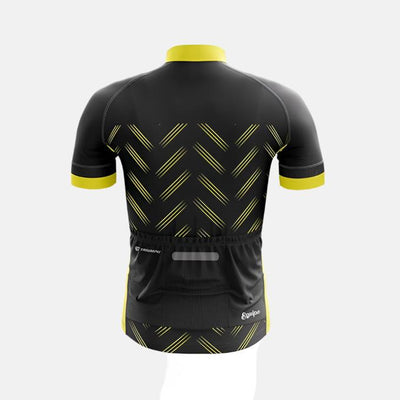 Triumph Cadence Men's Cycling Jersey -Black/Yellow