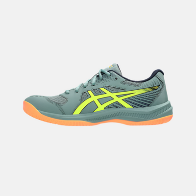 Asics UPCOURT 6 Men's Badminton Shoes -Celadon/Safety Yellow