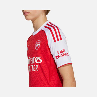 Adidas Arsenal 25/26 Home Jersey Kids Better Scarlet / White