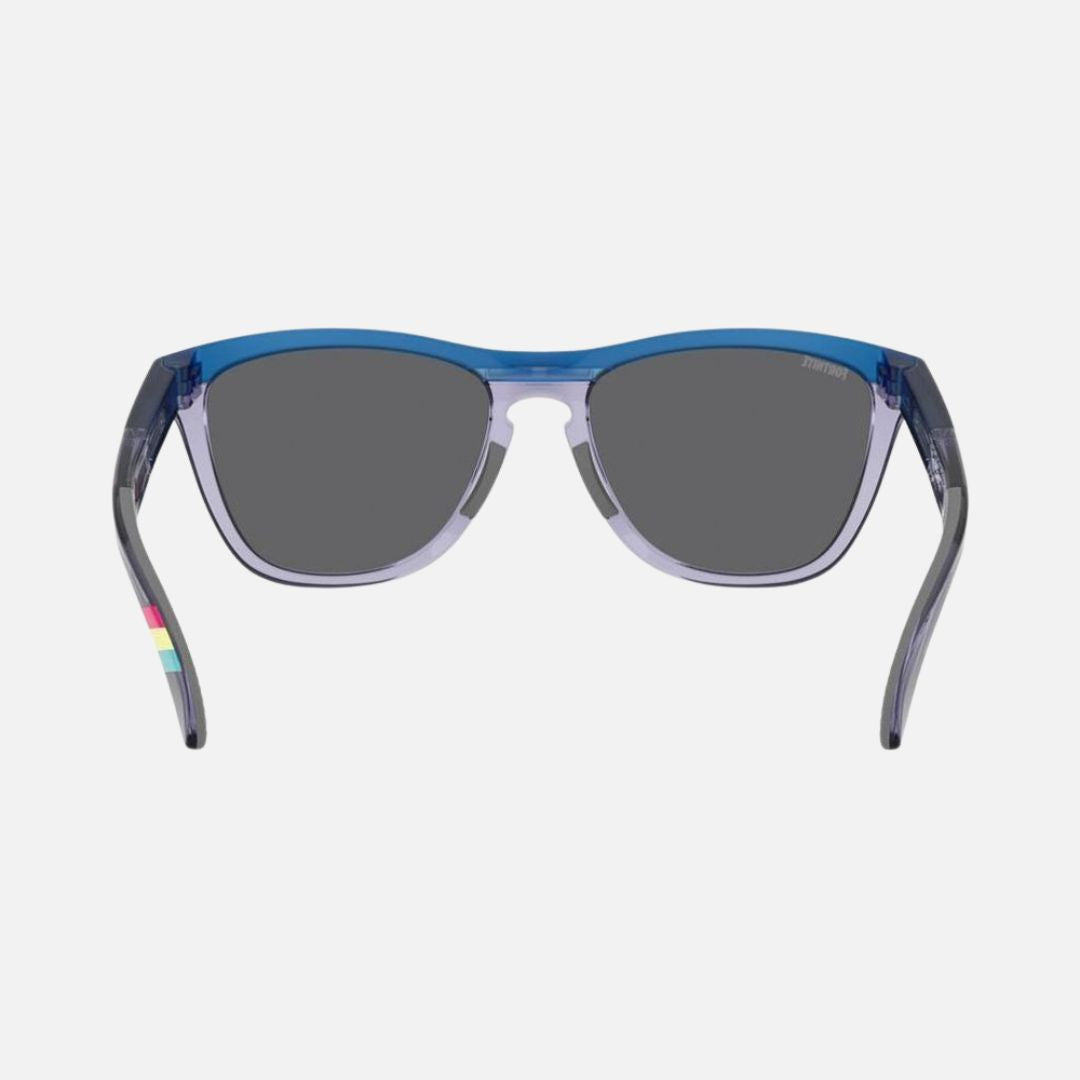 Oakley Frogskins Range Sunglasses Matte Transparent Blue/Prizm Black Lenses