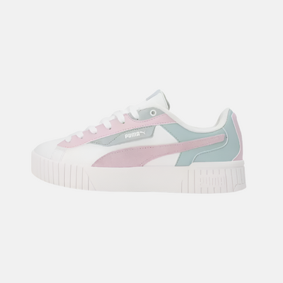 Puma Carina 2.0 Zuki Women's Lifestyle Shoes -Turquoise Surf/Grape Mist/Warm White