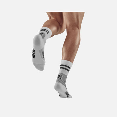 Cep Training Mid Cut Compression Socks, Men -  White