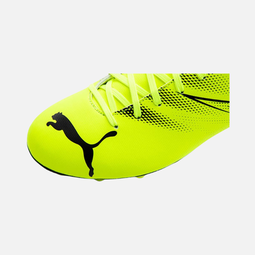 Puma Attacanto FG/AG Cleats Men's Football Shoes -Electric Lime/Black