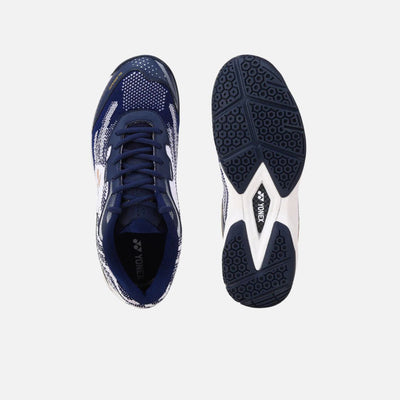 Yonex V200 I Badminton Shoes Colour Indigo Marine White