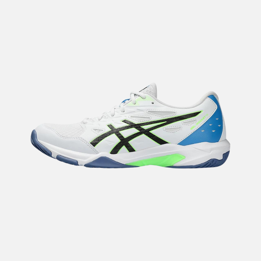Asics Gel-Rocket 11 Men's Badminton Shoes -White/Lime Burst
