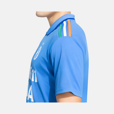 Adidas IND Cri FAN Men's Cricket Jersey -True Blue