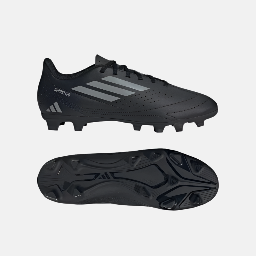 Adidas Deportivo III FxG Men's Football Studs -Core Black / Grey Three / Core Black