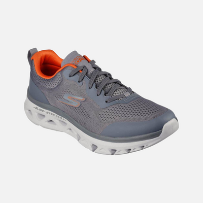 Skechers Go Run Glide-Step Flex Men's Running Shoes -Charcoal/Orange