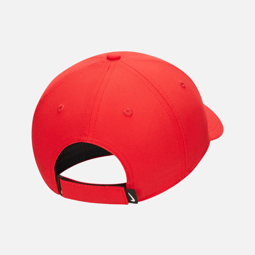 Nike Dri-FIT Club Structured Swoosh Cap -University Red/White