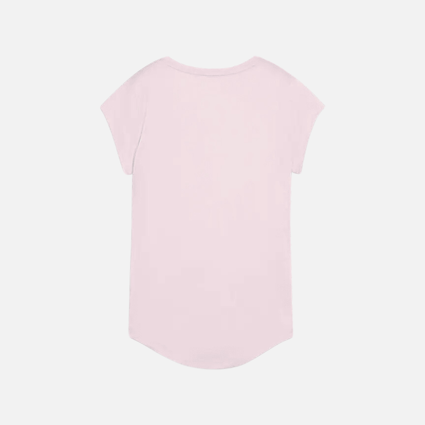 Puma Solid Polyester Round Neck Women's T-Shirt -Grape Mist