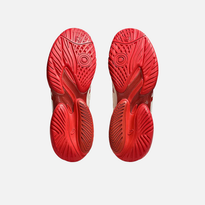 COURT FF 3 NOVAK tennis shoes - Cream/red