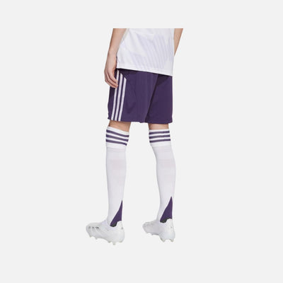 ADIDAS Manchester United 25/26 Away Shorts Kids Aurora Plum