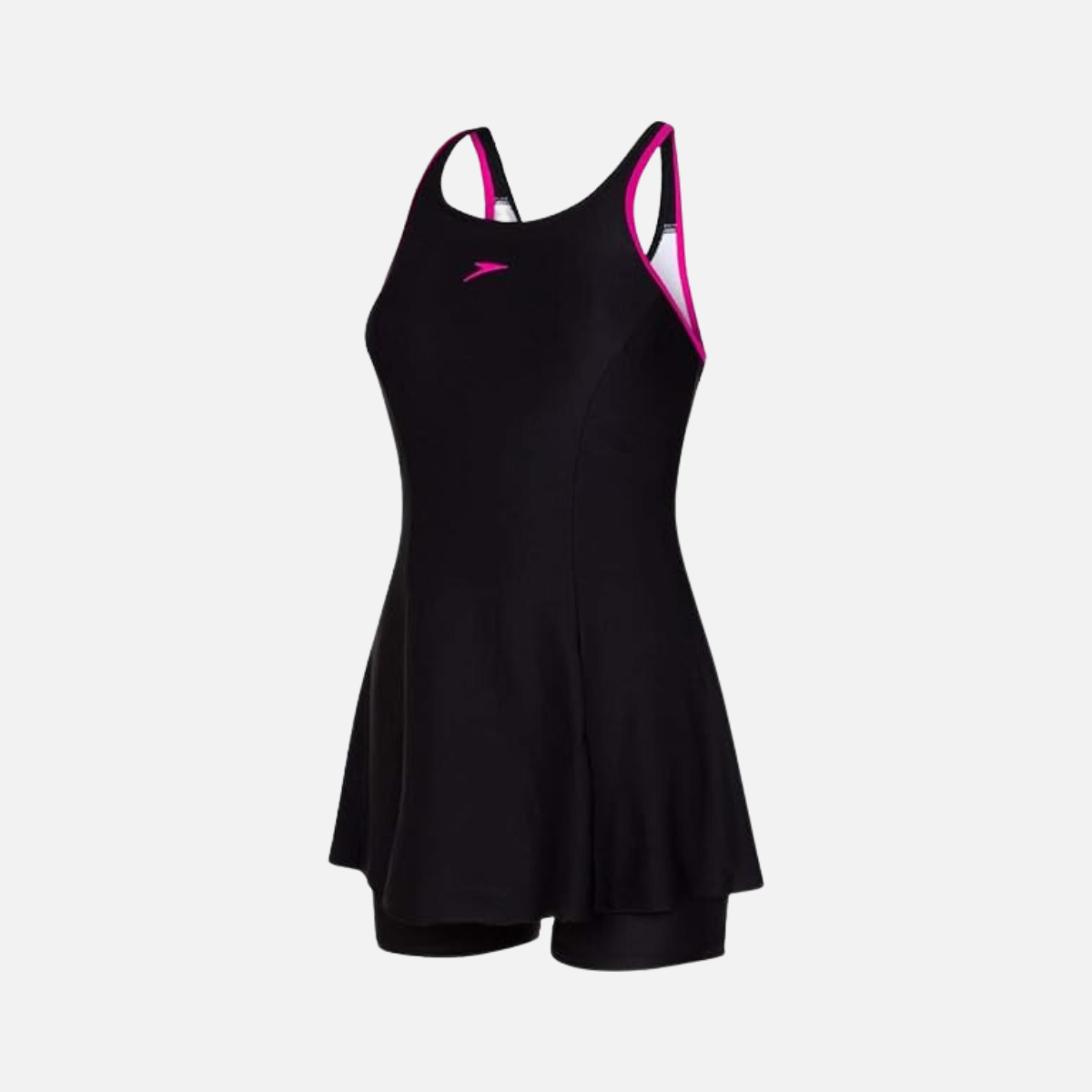 Speedo Racerback Women's Swimdress boyleg -Black/Electric Pink