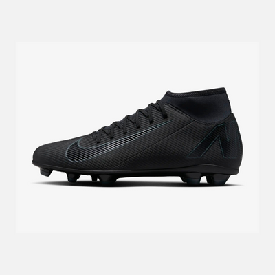 Nike Mercurial Superfly 10 Club MG High-Top Men's Football Shoes -Black/Deep Jungle/Black