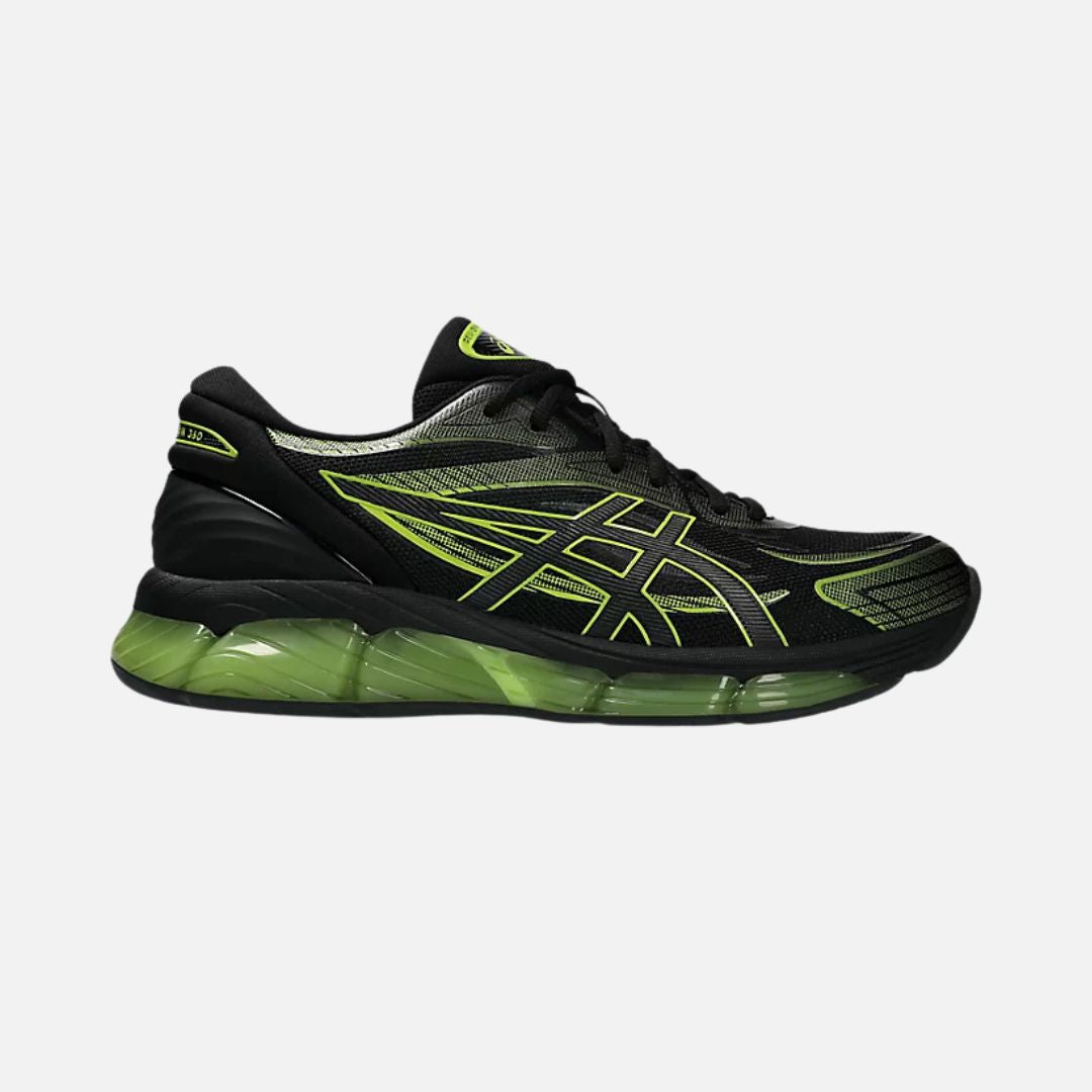 ASICS GEL-QUANTUM 360 VIII mens walking/lifestyle shoes -BLACK/GREEN APPLE