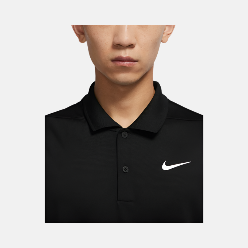 Nike Dri-FIT Victory Men's Golf Polo T-Shirt -Black/White