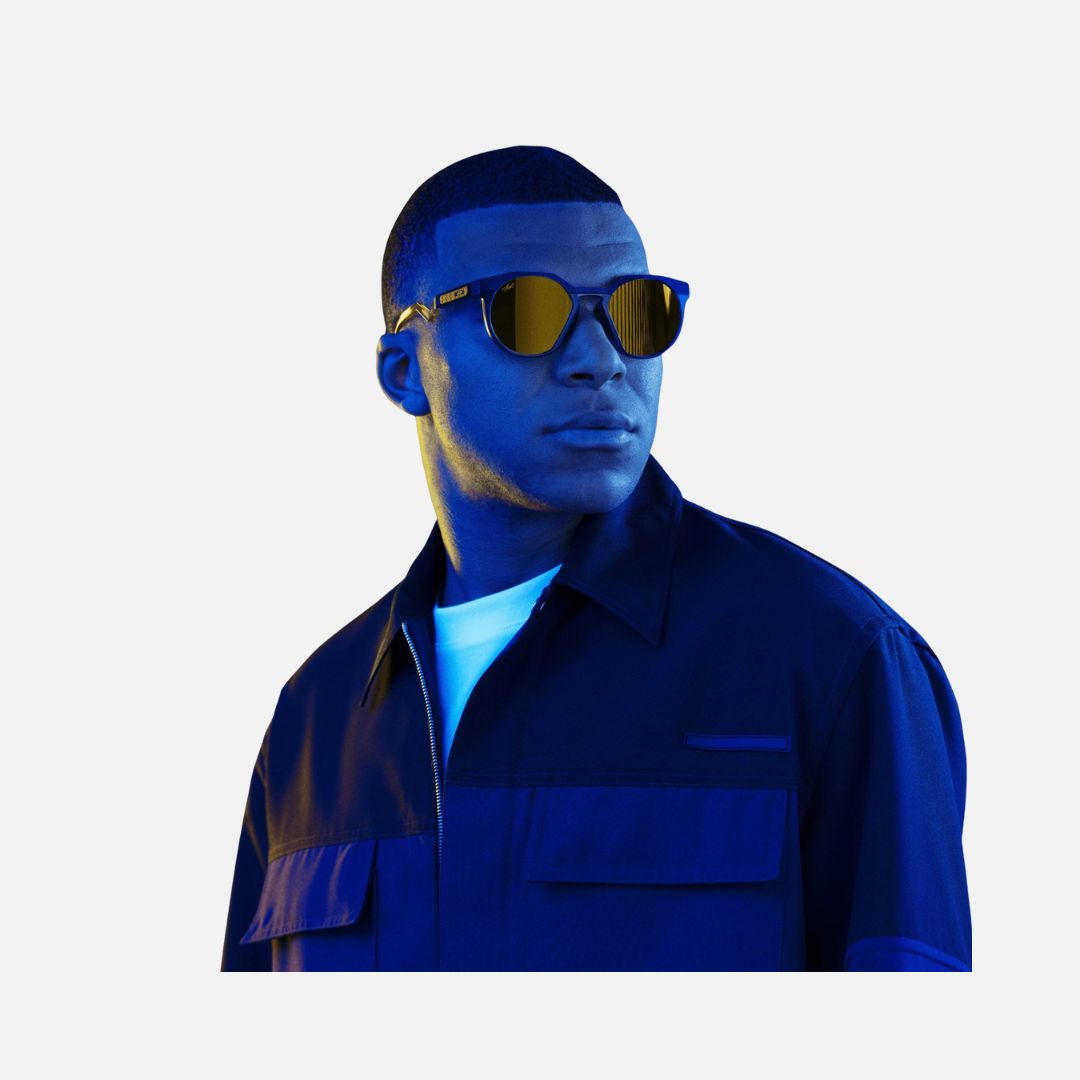 Oakley HSTN Prizm 24k Polarized Lenses, Navy/Transparent Blue Frame