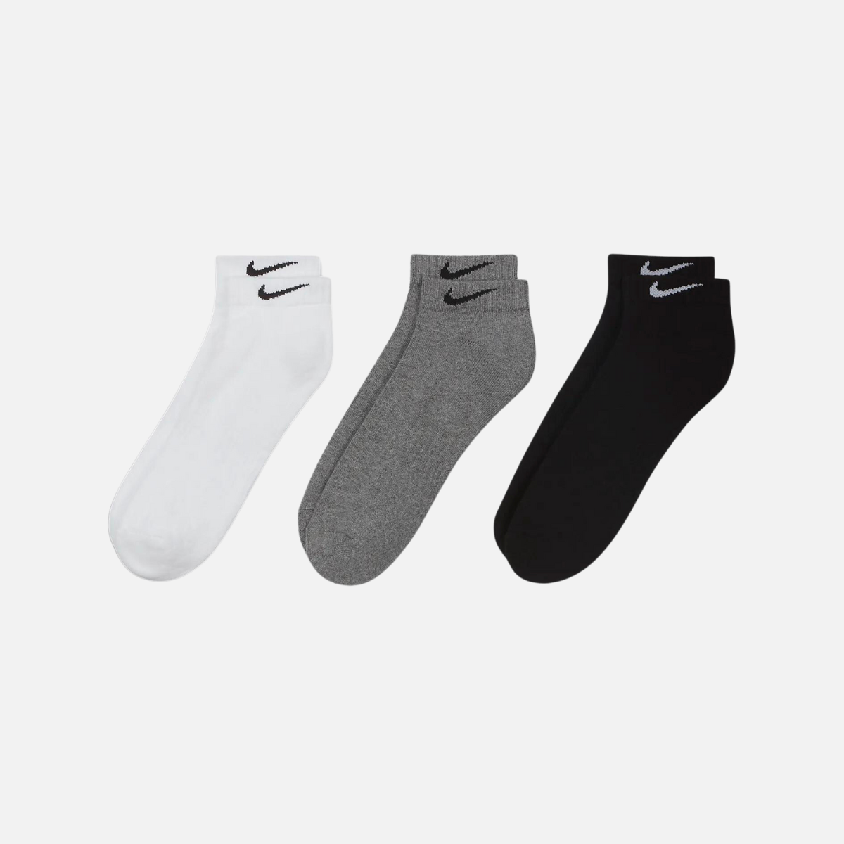 Nike Everyday Cushioned Training Low Socks -Multi-Colour