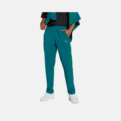 PUMA x one8 Slim Fit Woven Men's Training Pants -Cold Green