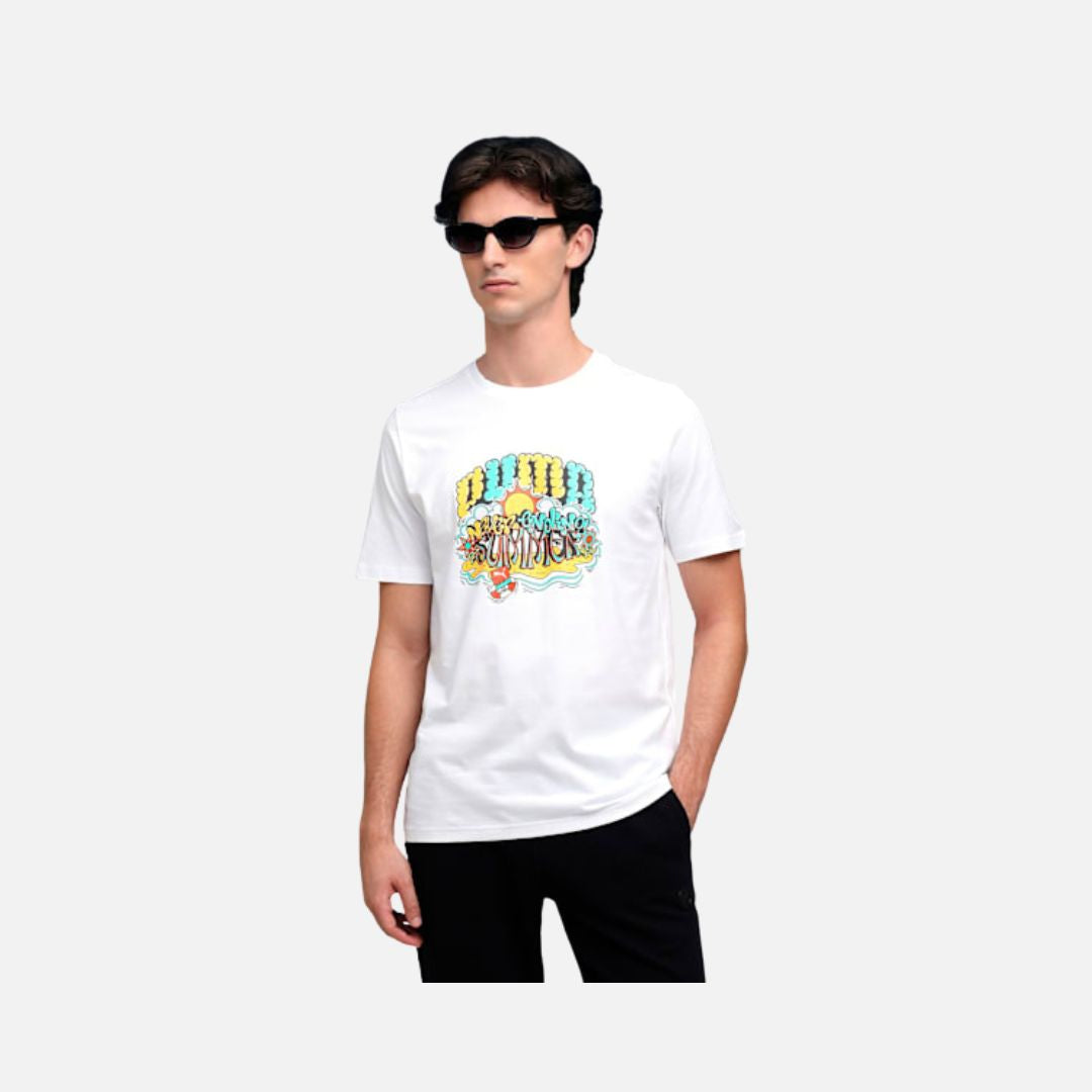 Puma Men's Graphic Front Print Tee