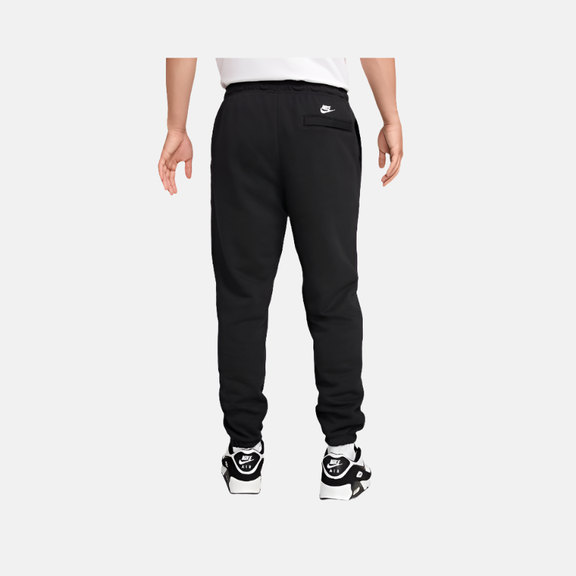 Nike Club French Terry Cuff Men's Pant -Black/White