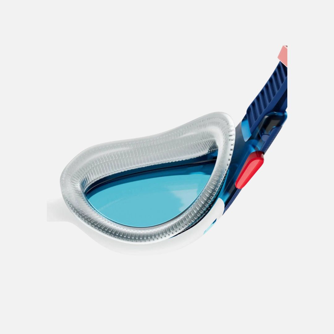 Speedo Unisex Adult Biofuse 2.0 Blue Tint Lens Swim Goggles - Blue & White